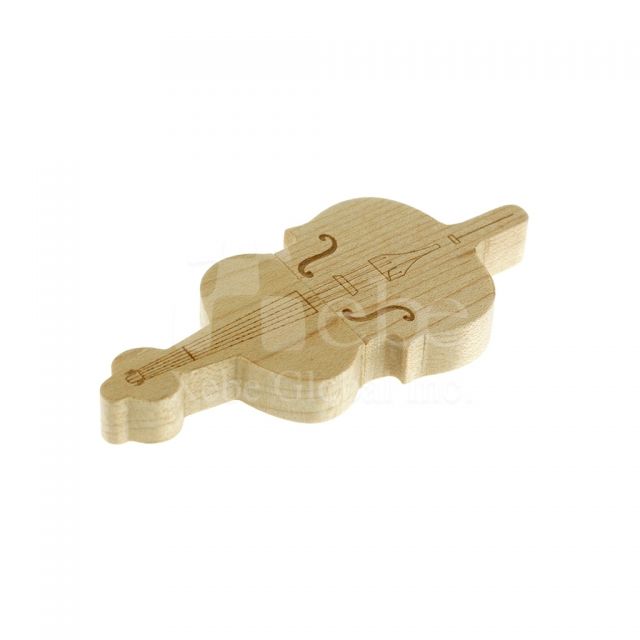 推荐礼品 提琴造型USB