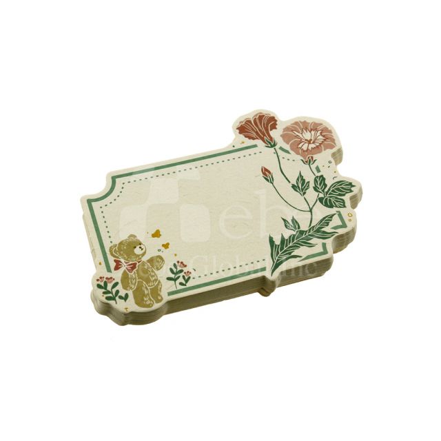 花朵传情便条纸本定制