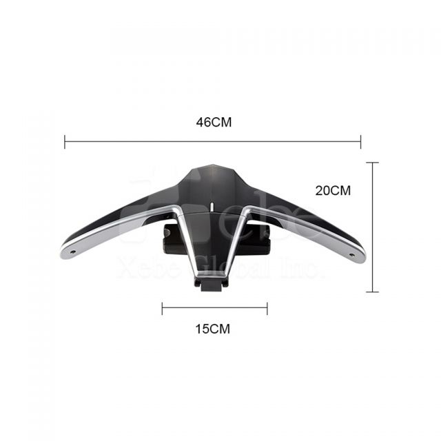 防滑车载衣架定制 黑色质感汽车衣架