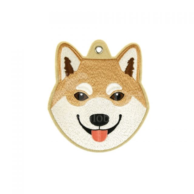 柴犬电绣卡套 定制造型卡套