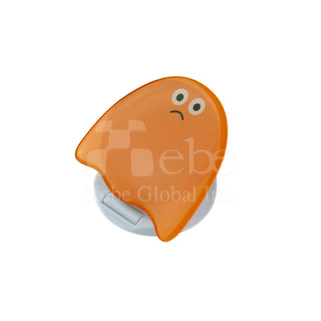橘色小幽灵手机支架