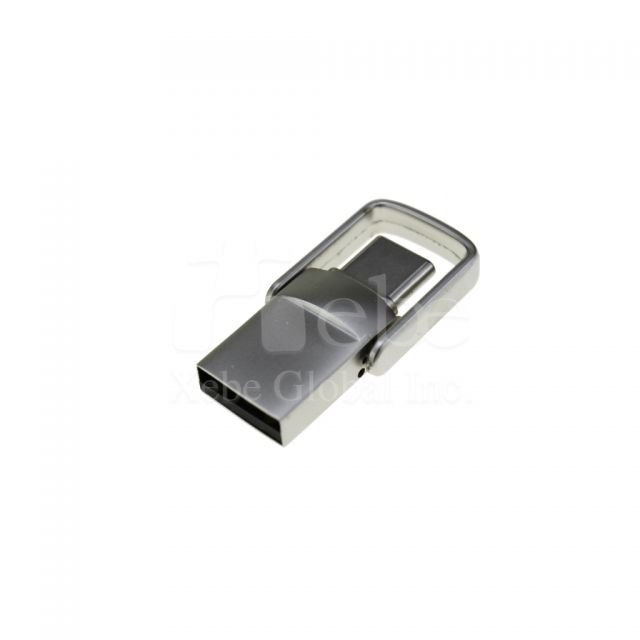 高级金属黑银色USB 3.0 U盘