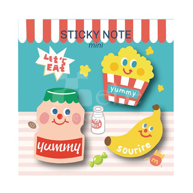 定制造型便条 美食便条