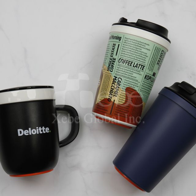 环保咖啡杯 滤网不倒杯