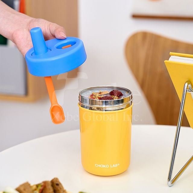 定制LOGO保温杯 可手提保温瓶