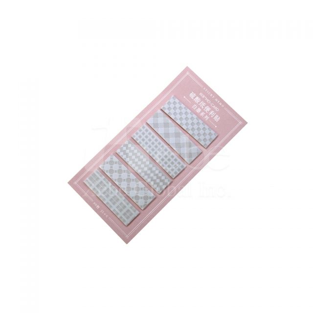 格纹长条定制便条