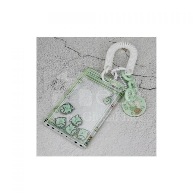 青蛙造型摇摇乐卡套 创意卡通识别证