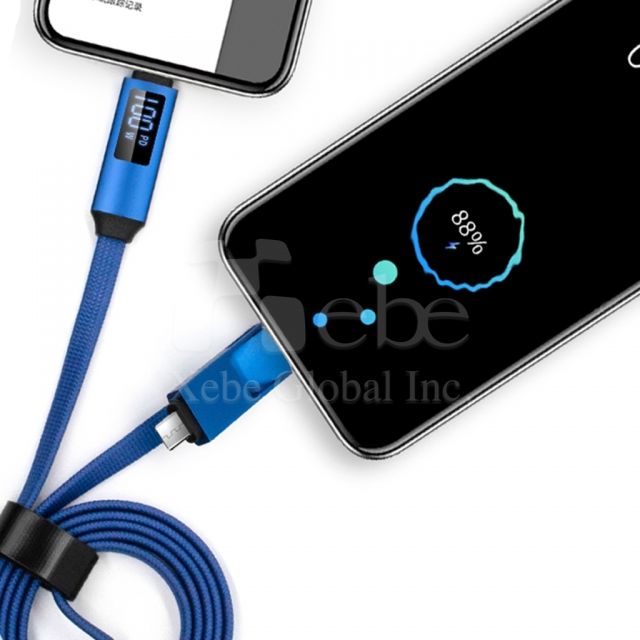 LED三合一快充充电线