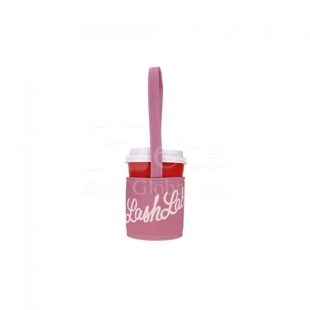 定制素色帆布手摇杯提袋