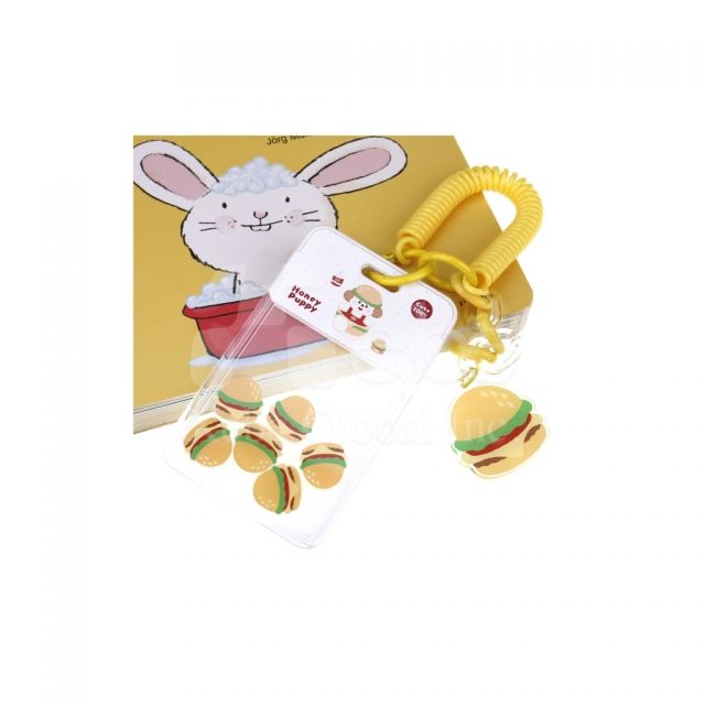 汉堡造型摇摇乐卡套