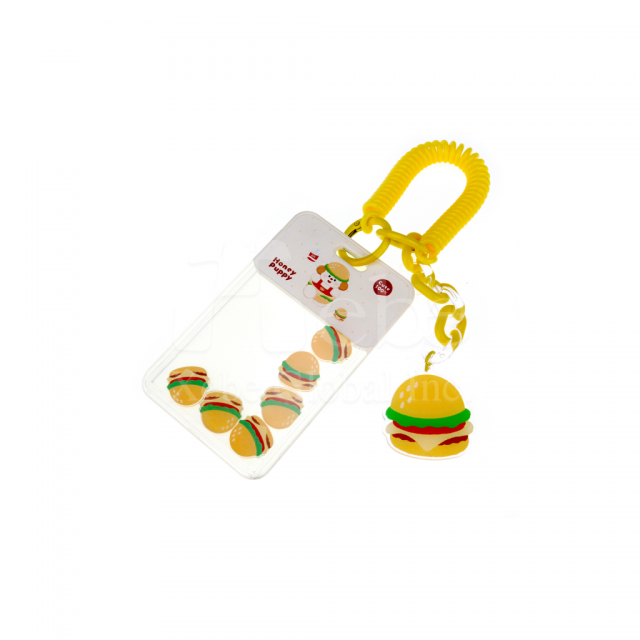 汉堡造型摇摇乐卡套