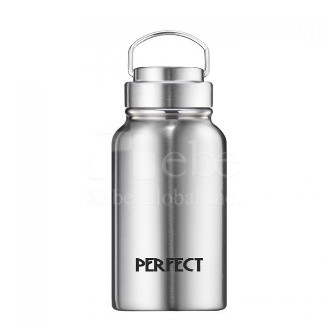 银色不锈钢陶瓷保温瓶