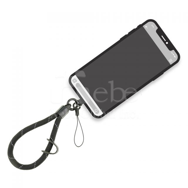 灰色定制手机腕绳