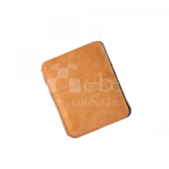 口袋型皮革护照套 