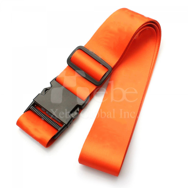橘色行李束带印刷