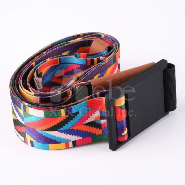 缤纷图案设计行李束带 