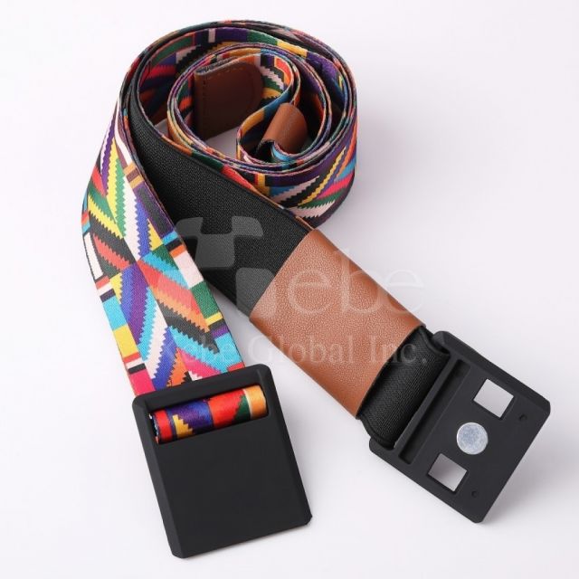 缤纷图案设计行李束带 