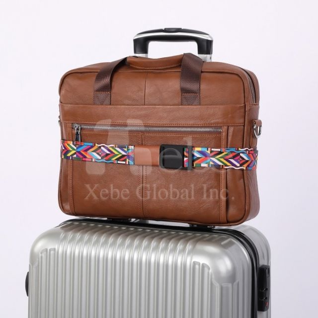 缤纷图案设计行李束带 