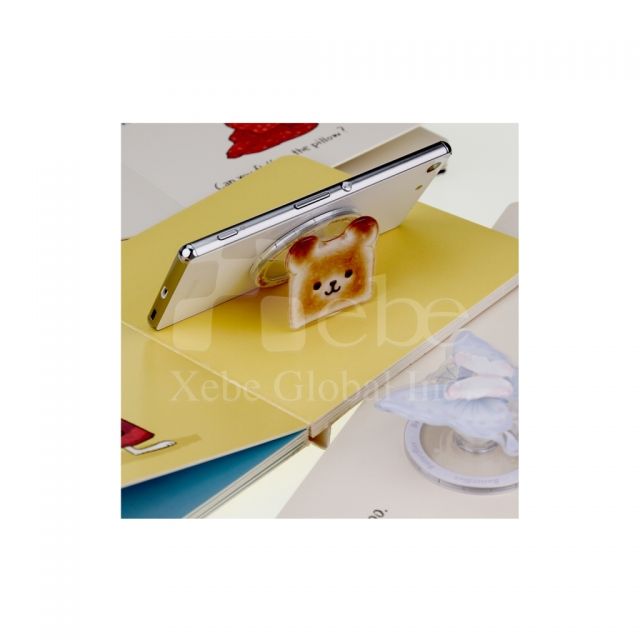 小熊烤土司造型磁吸手机支架