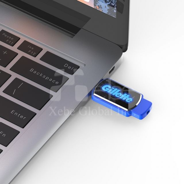 蓝色品牌礼品U盘