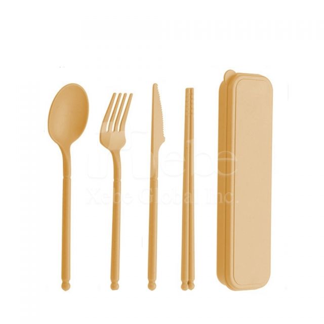 小麦制作便携餐具组