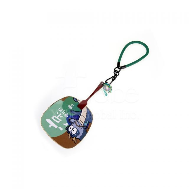 龙图案扇子设计手机挂绳