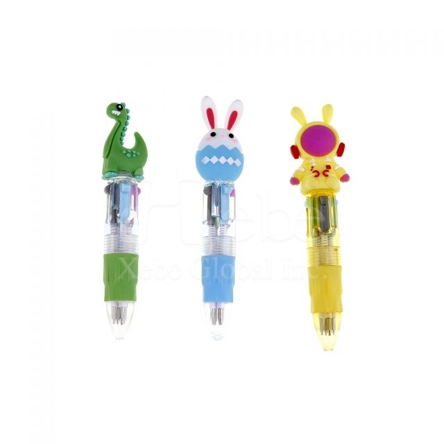 恐龙造型多色原子笔定制