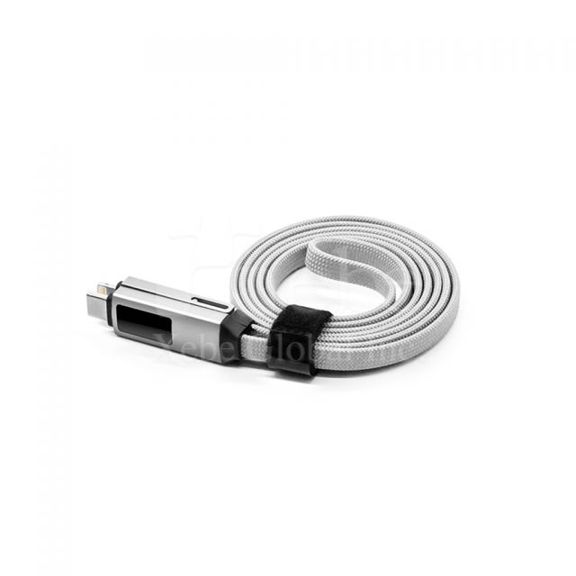 白色三合一数据快充线