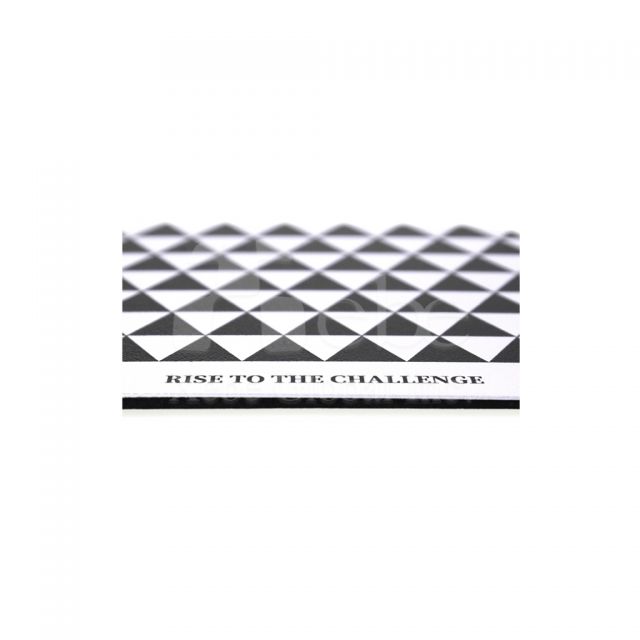 黑白三角形定制杯垫