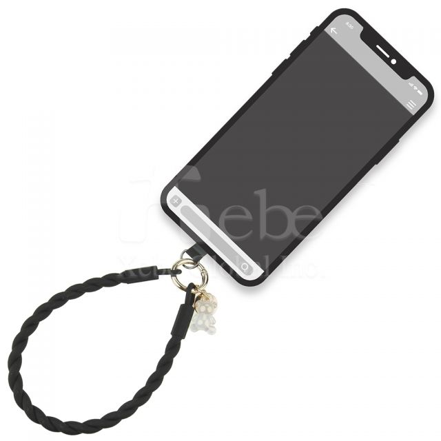 深灰色矽胶手腕挂绳