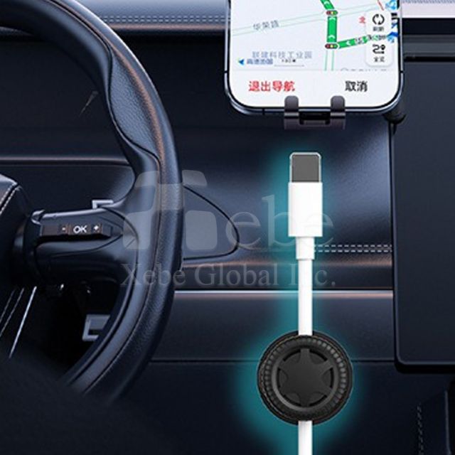 轮胎造型整线器 定制磁吸理线器