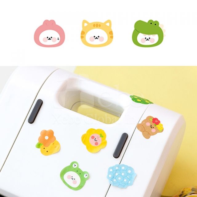 卡通动物图案和纸胶带