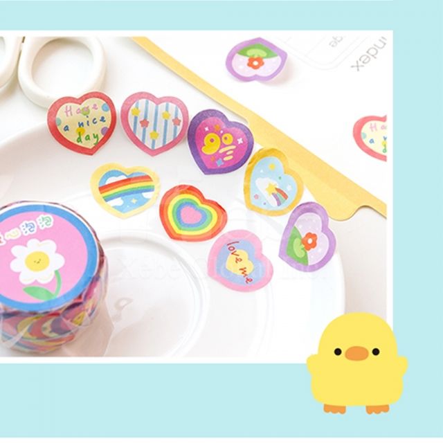 卡通动物图案和纸胶带