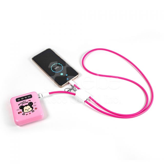 定制多合一手机挂绳充电线