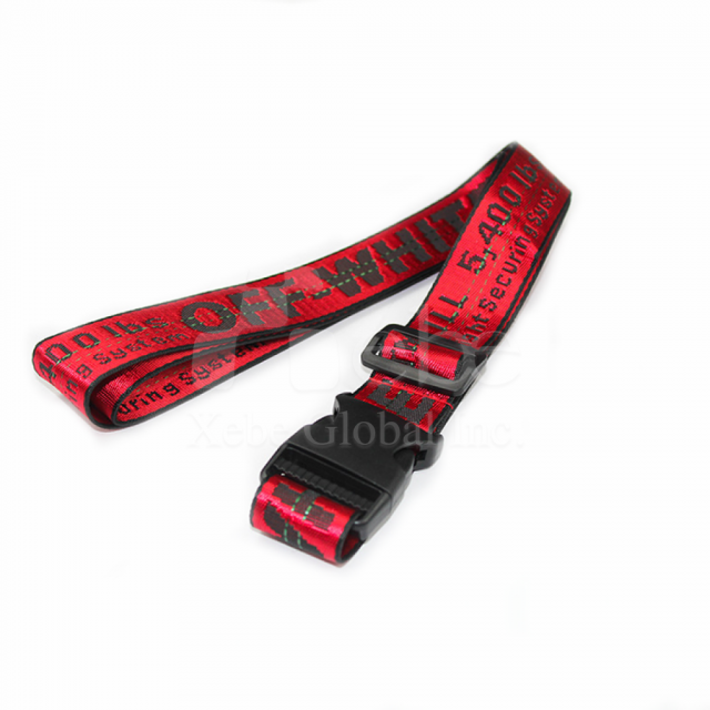 红黑工业风行李束带