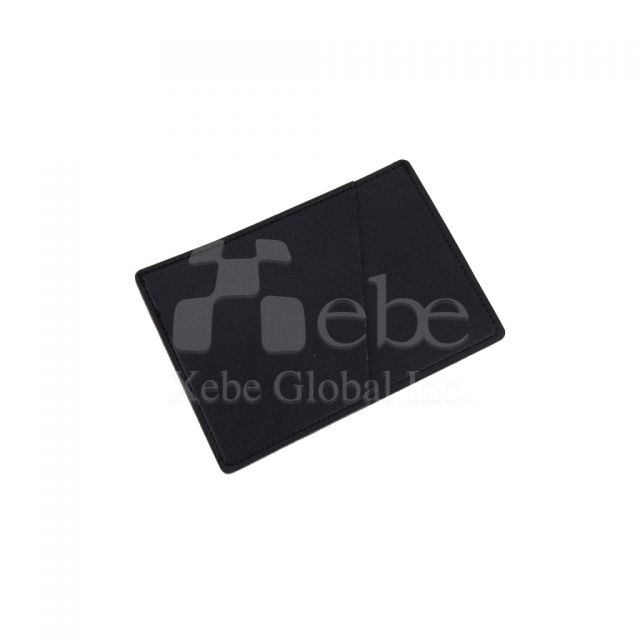 黑色轻薄护照夹定制