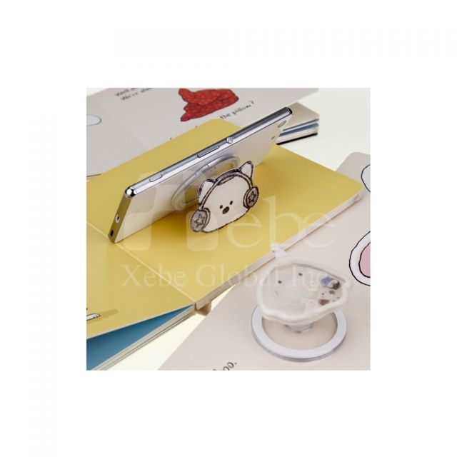 定制耳机小狗气囊手机支架