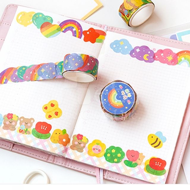 花花世界和纸胶带