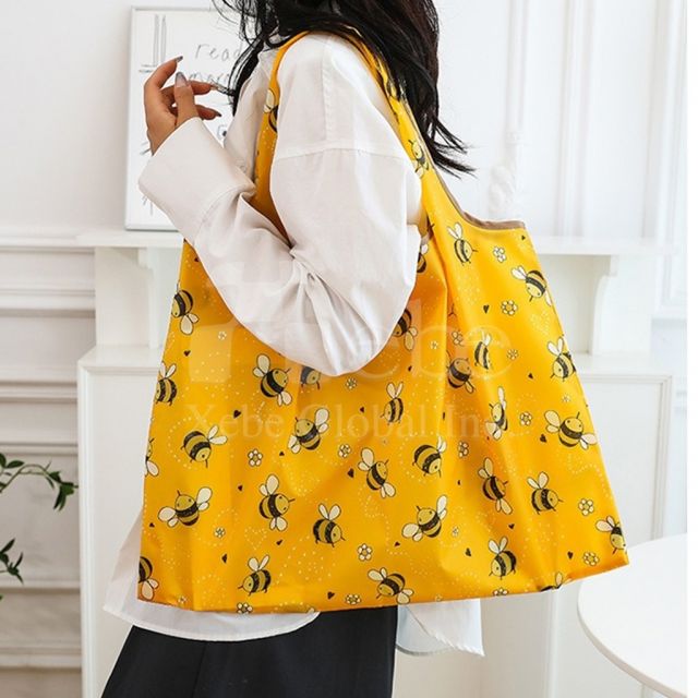 小蜜蜂图案定制购物袋