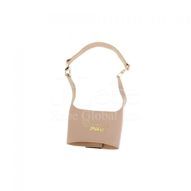 企业定制皮革手摇杯提袋