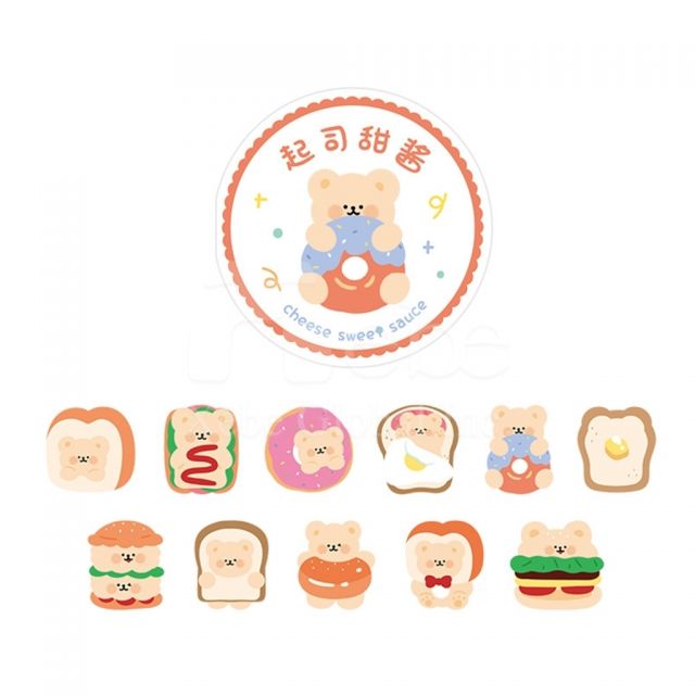 小熊早餐和纸胶带