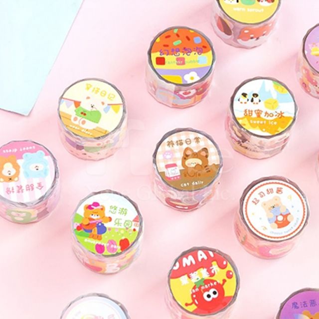 小熊早餐和纸胶带