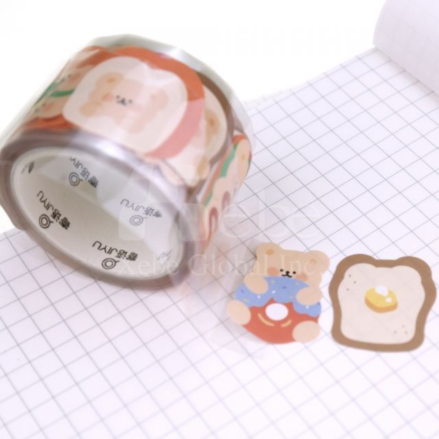 小熊早餐和纸胶带