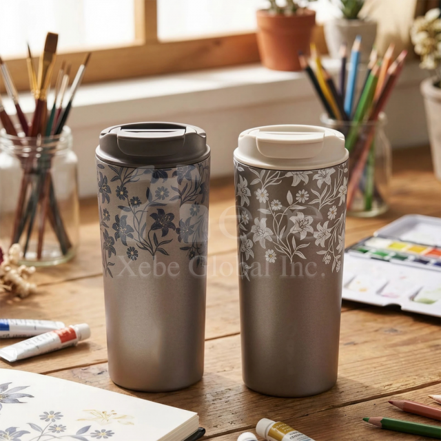 定制提把钛保温瓶 轻量保温杯