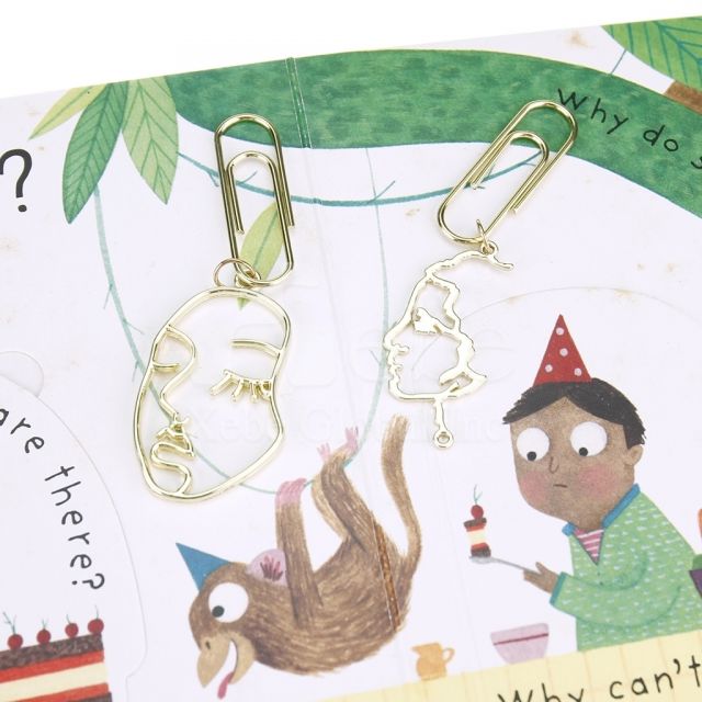 人脸造型回形针