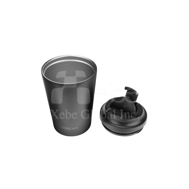 定制品牌Logo黑色保温杯